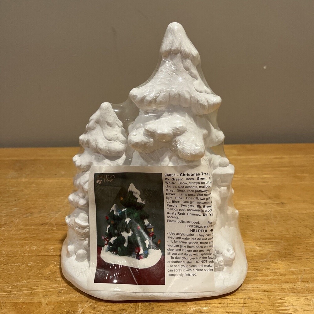California Creations; Ready to Paint Lighted Christmas Trees 94851 NEW‎ Sealed